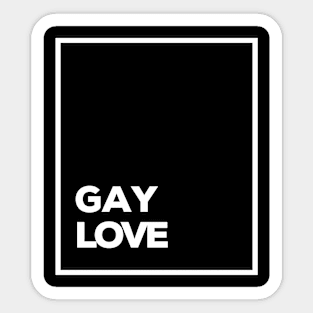 Gay Love Sticker